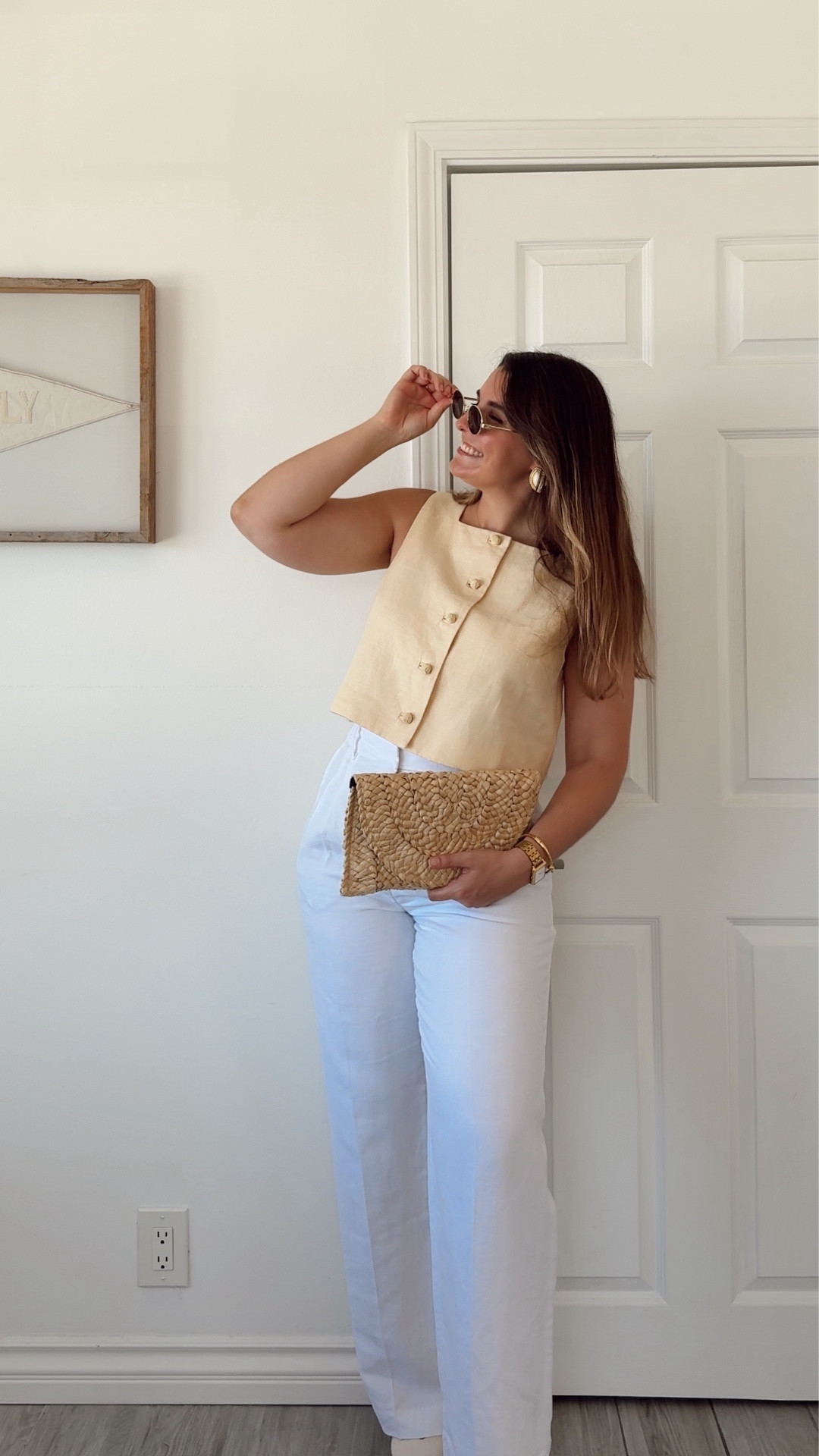 The wheel has landed… and this week’s Style Guide features one of my favorite shades of the season: butter yellow! 🧈

A soft and structured linen top, light layers, and warm-weather neutrals✨ This outfit was inspired by the With a Twist of Citron guide and styled using pieces I already own! 

📝 I got a size M in the Yellow Posse Rio top, I got in on sale on the Goop website (I believe there’s still size L left on there), I’ve linked other places that have it! 

🌼 Which look should I bring to life next?

❤️ Adore this look? Comment SHOP to receive a DM with the link or head to the link in bio to shop the looks & more!

👉 Save & Follow to discover French-inspired style and wardrobe tips, designed to elevate your everyday fashion!

With Amour, M. 

#butteryellow #capsulewardrobe #frenchstyle #summeroutfit #styleguide #styleinspo 

#LTKSeasonal #LTKTravel #LTKStyleTip