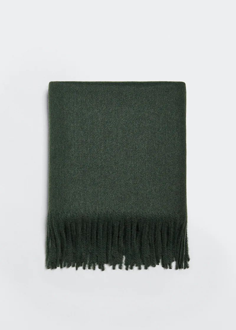 Fringed edge scarf -  Women | Mango United Kingdom | MANGO (UK)