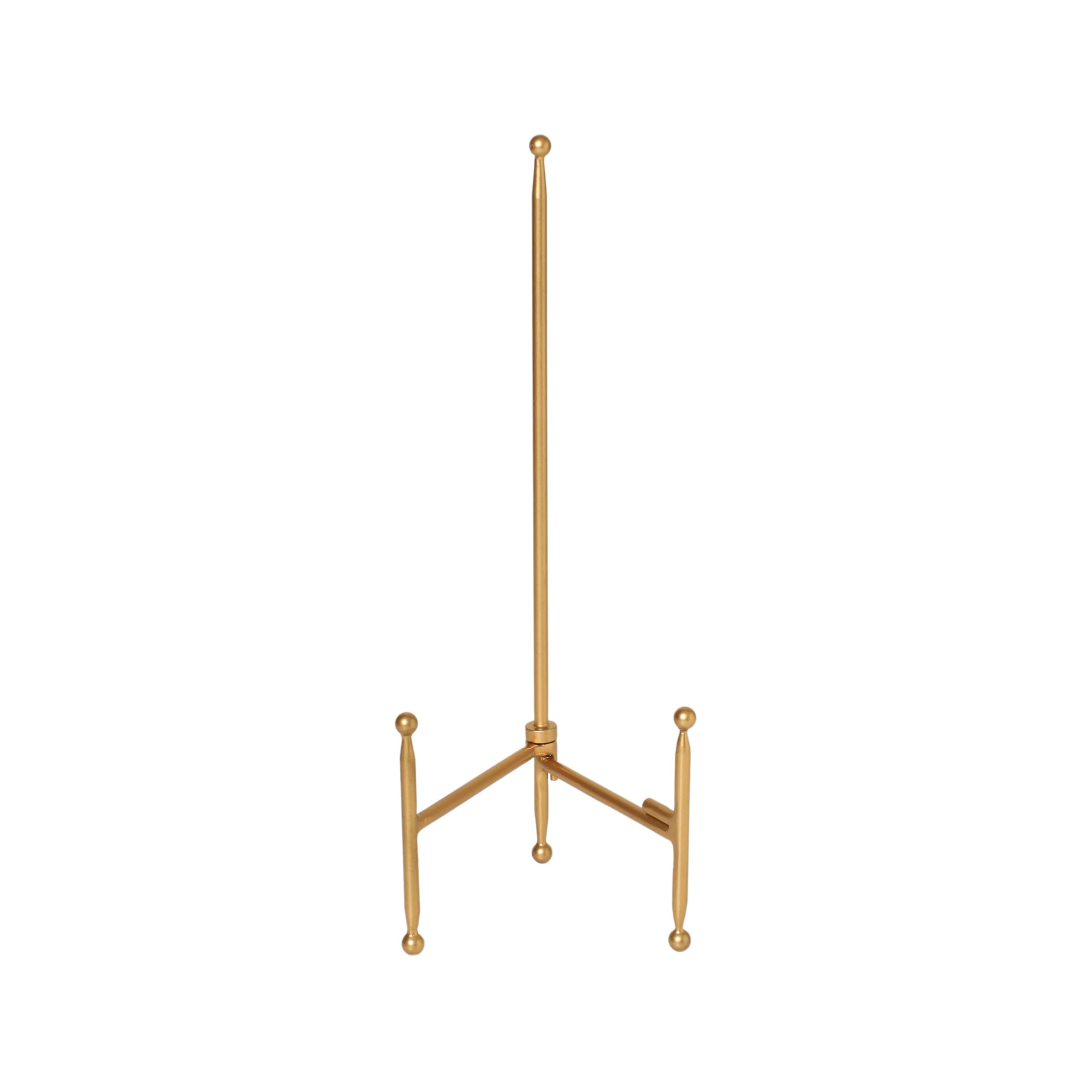 Studio Decor Gold Colored Steel Tabletop Easel - Decorative Stand for Pictures, Frames, Books, Ca... | Amazon (US)
