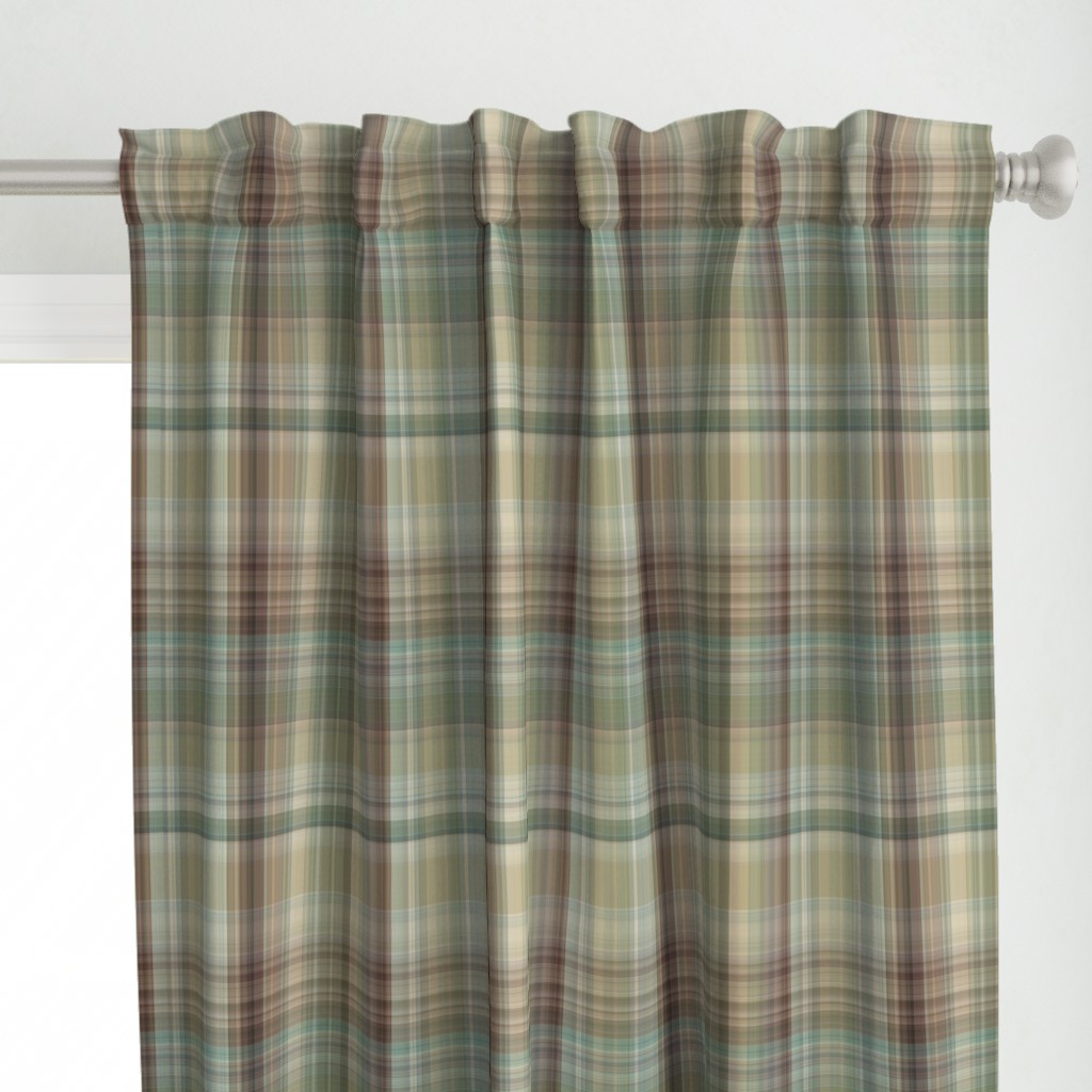 90s Grunge Rocker Plaid Curtain | Spoonflower | Spoonflower