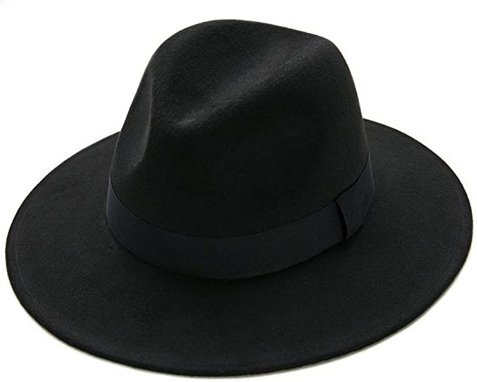 Daesan Gangster Hat For Men Women Wide Brim Fedora Hats Roaring 20s Costume | Amazon (US)