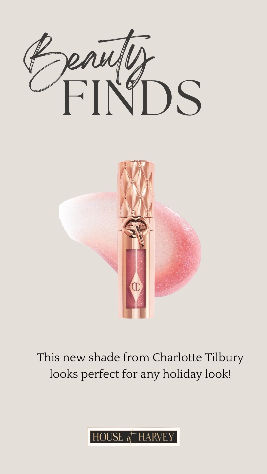 BEAUTY FINDS—this new shade of lipgloss from Charlotte Tilbury is so pretty and perfect for the holidays! I love anything from this brand and I might need to try this lipgloss myself. Linked ⬆️

#ltkcreator #ltkfinds #ltkwatchnow #ltkstyletip #sephora #charlottetilbury #makeup #beauty #lipgloss 

#LTKBeauty #LTKHoliday #LTKFindsUnder100