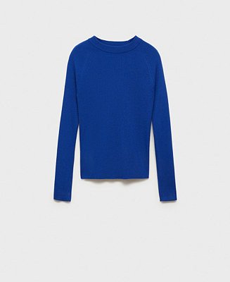 Mango Women's Fine Ribbed-Knit Sweater - Macy's | Macy's