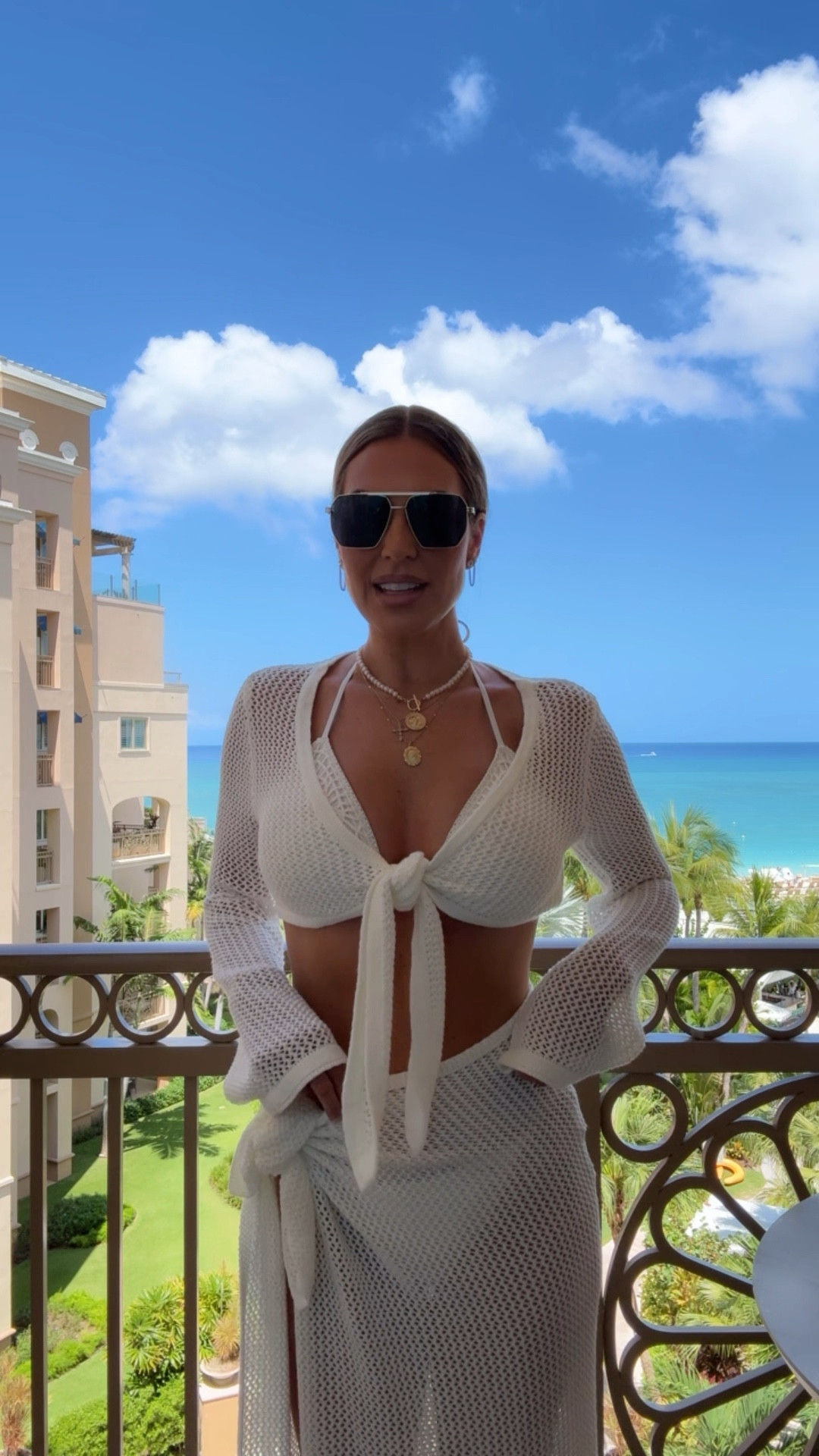 Today’s beach OOTD!  Small swimsuit bottoms, medium swim top
Size small cover up 

#LTKFindsUnder50 #LTKFindsUnder100 #LTKSeasonal