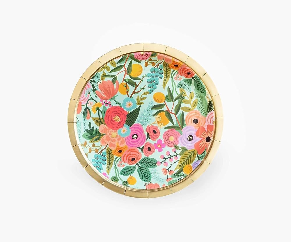RIFLE PAPER CO. Garden Party Small Plates, Vibrant Floral Design, Perfect for Parties, Celebratio... | Amazon (US)