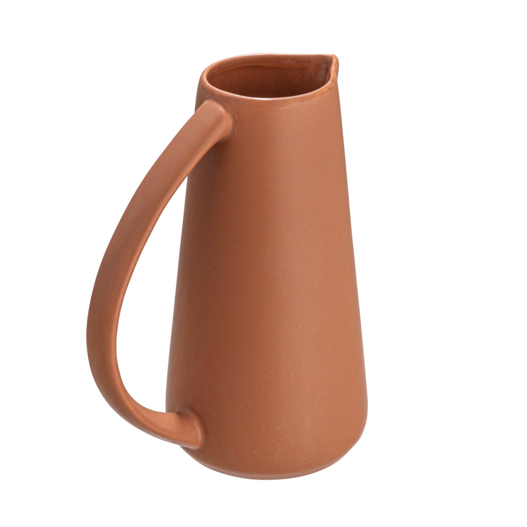 Bloomingville Modern Stoneware Pitcher, Matte Terracotta | Amazon (US)