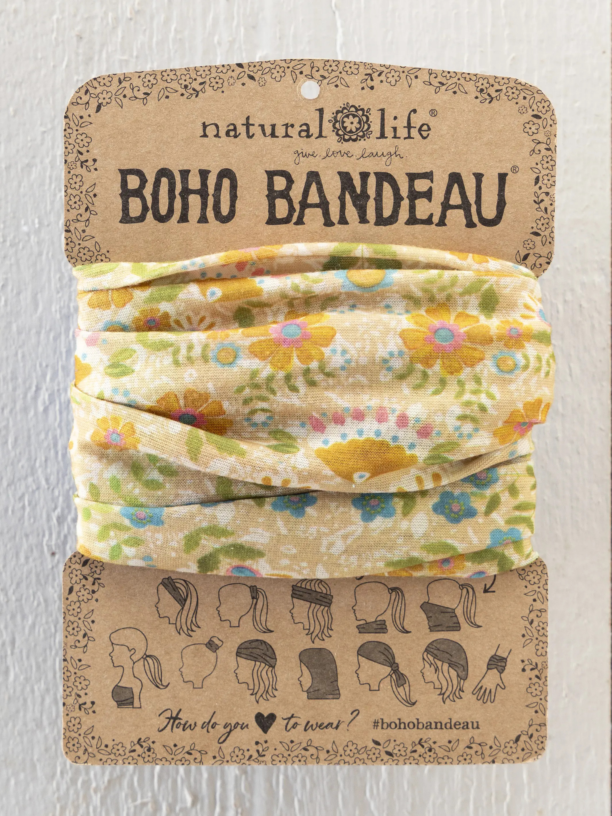Full Boho Bandeau® Headband | Natural Life