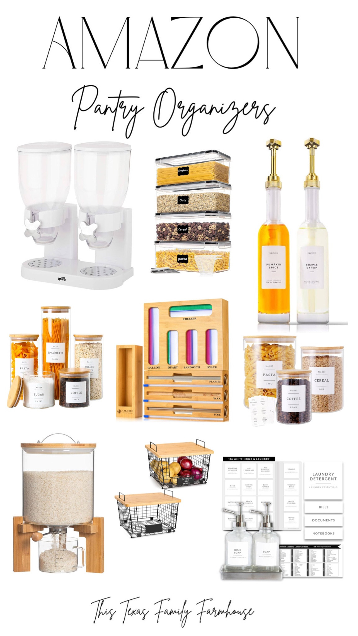 Pantry Organizers 

Kitchen Organization | Pantry | Organizers | home organization | labels | jars 

#LTKFindsUnder50 #LTKHome #LTKFamily