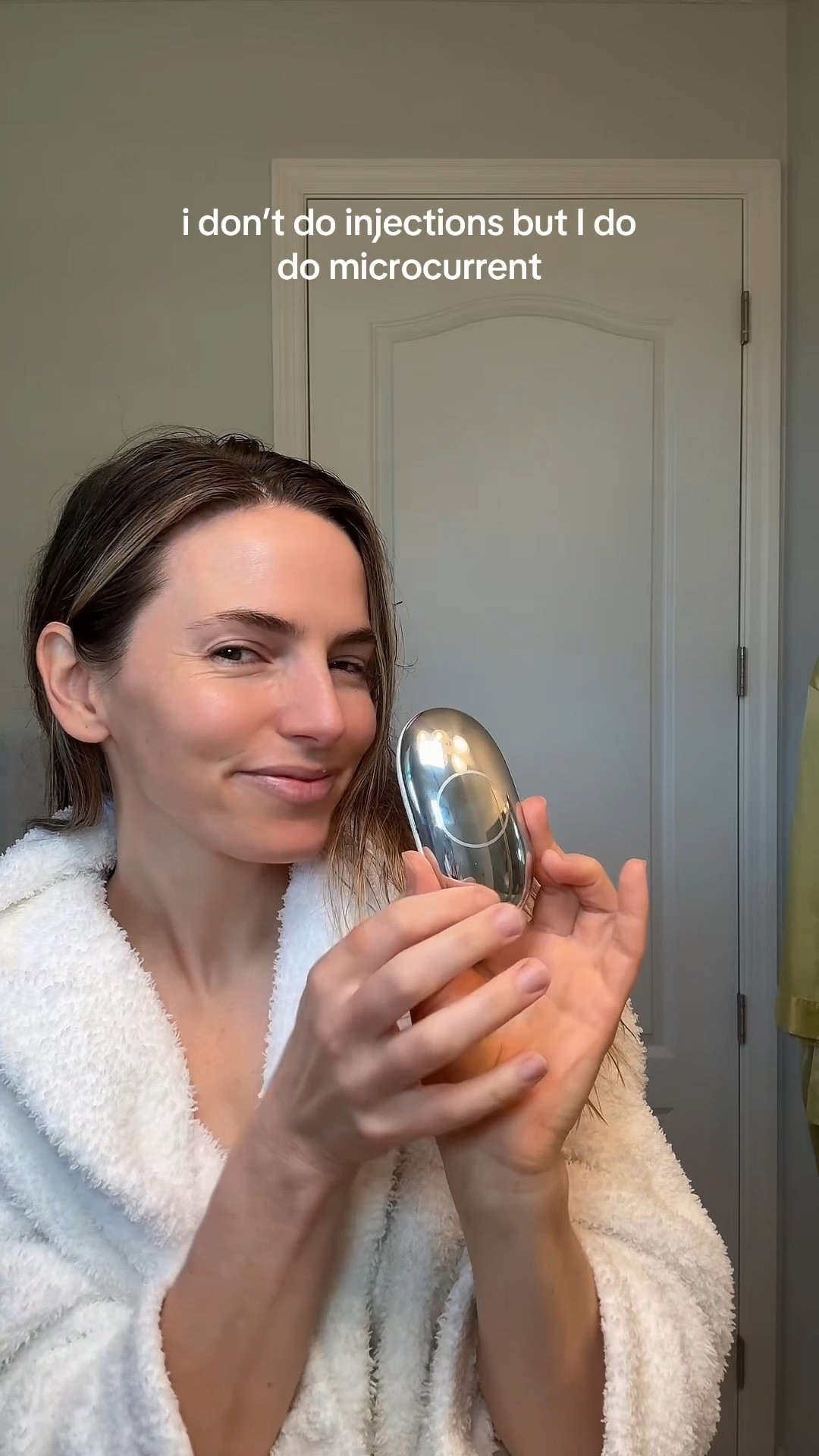 ZIIP Beauty code: VACULA 🧖‍♀️ I’ve been playing with microcurrent facials for a few months now and really loving the results.(also, I pair it with some other holistic skincare treatments like steaming, gua sha, & facial massage). Microcurrent is a little immediate lift and sculpt for the face. im injection free and love to find more natural noninvasive ways to glow 🙂 @ZIIP Beauty - loving the ZIIP Halo Microcurrent device! They have an iPhone app with tutorials that make it really easy to give yourself micro current facials. it’s honestly just finding the time at night to do it 🤍 #microcurrentfacial #microcurrentdevice #glowuptips #athomefacial #ziiphalo

#LTKgrwm #LTKselfcare #LTKBeauty