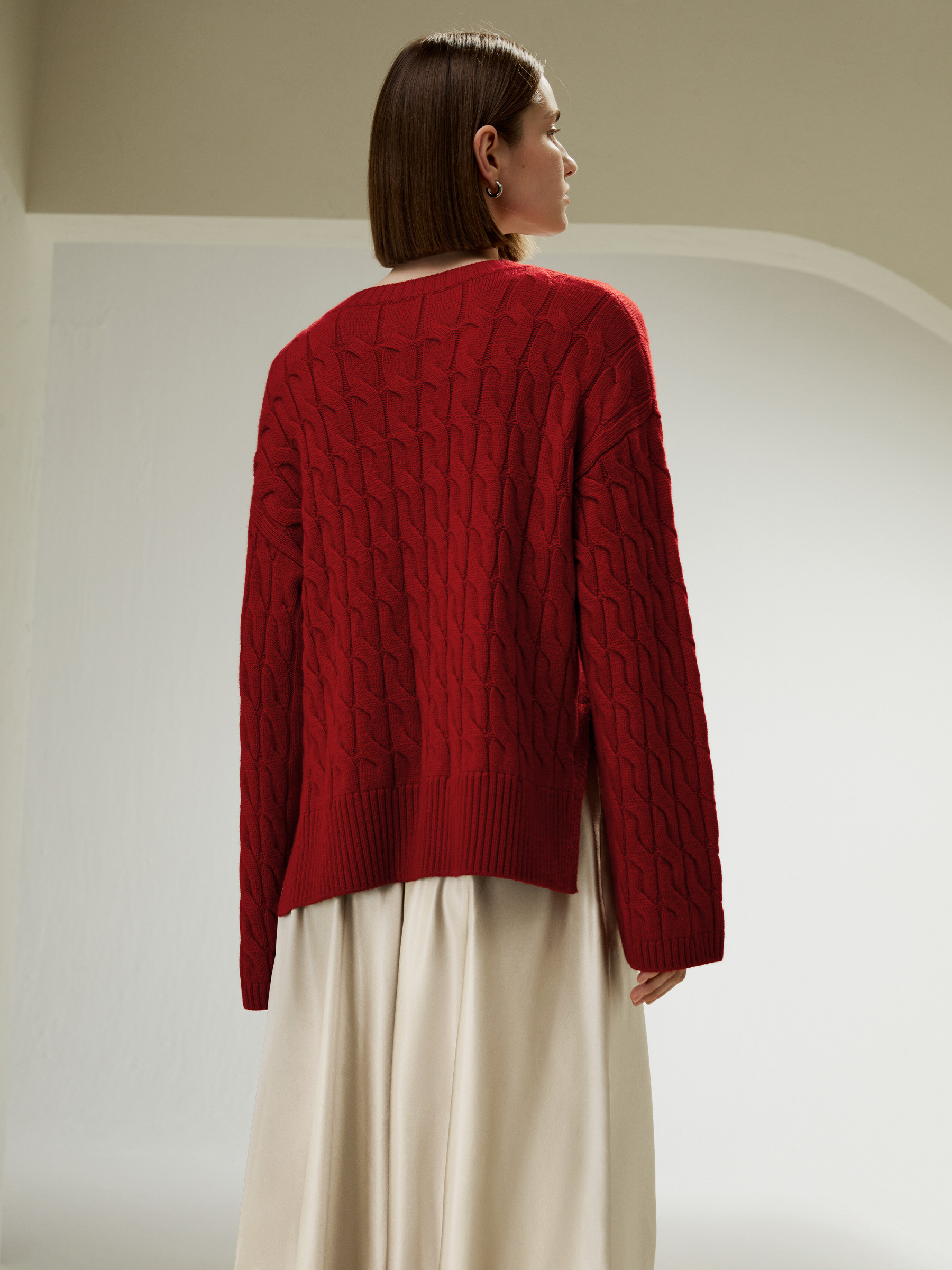 Ultrafine Merino Wool Crewneck Sweater | LilySilk