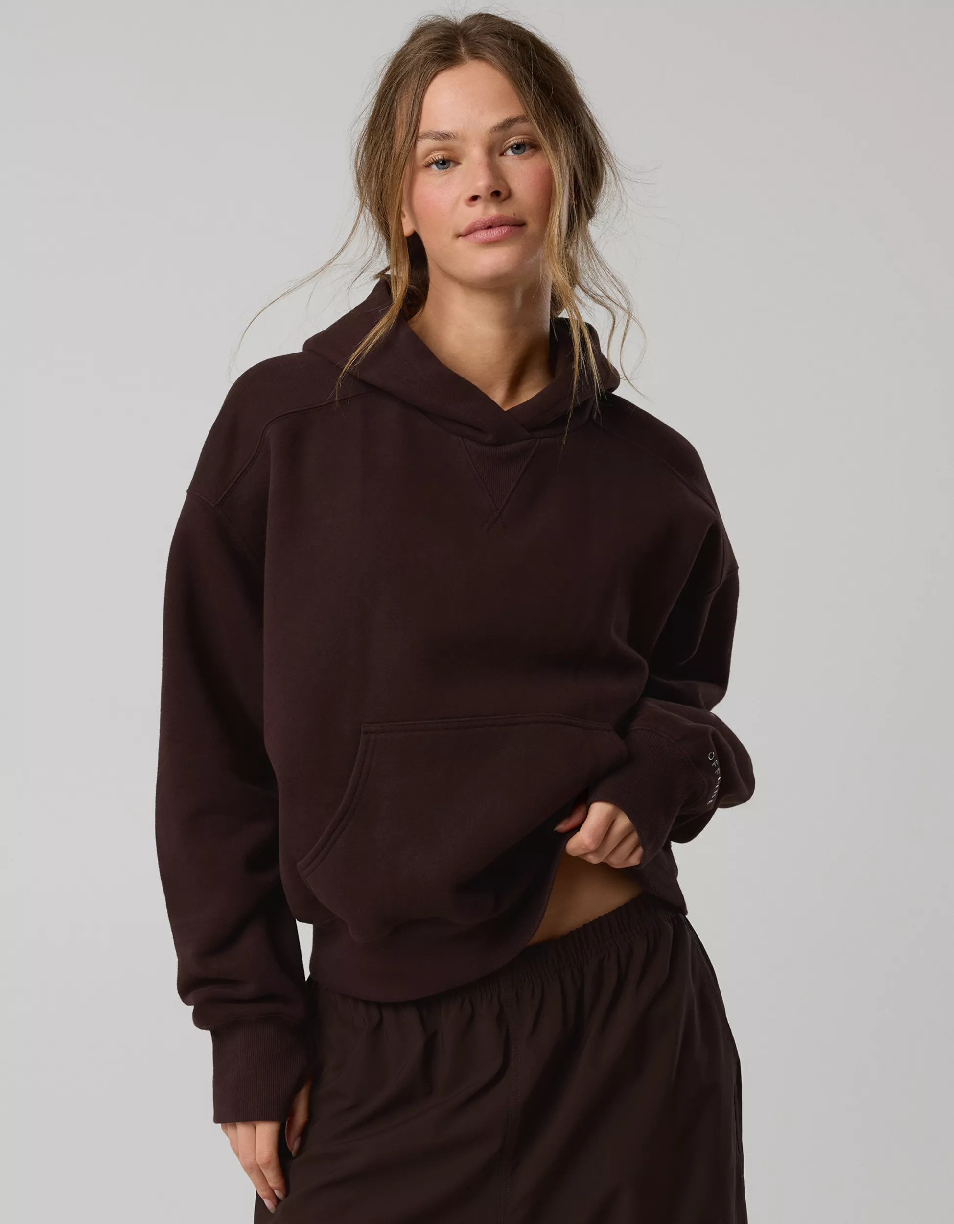 OFFLINE By Aerie Cloud Fleece Classic Length Hoodie | Aerie