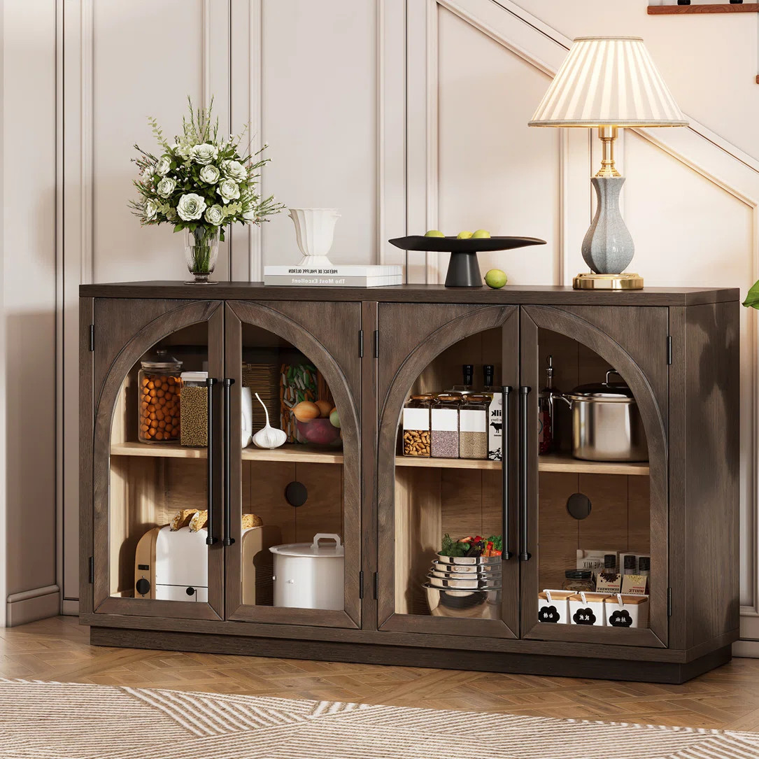 4-Door Large Storage Retro Sideboard | Wayfair North America
