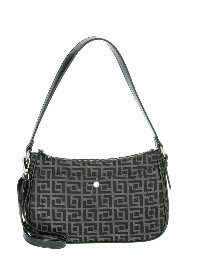 Nicole Fiorelli Women's Crossbody, Black Geo Jaquard | Walmart (US)