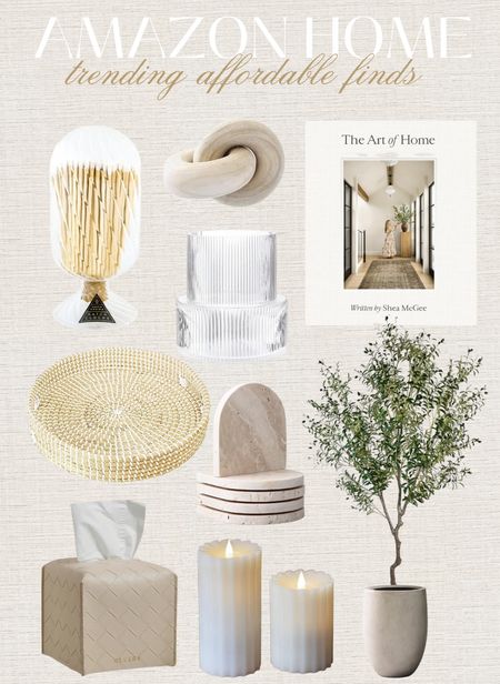 Neutral home decor finds from amazon! I own most of these items and love them in my home! 🤍

Amazon home, interior design, neutral decor, faux olive tree, fluted vase, marble coasters, plant pot, round tray, match cloche, tissue box cover, coffee table books, fluted candles, battery operated candles, fall home decor, the art of home, shea mcgee, wood knot decor, affordable decor, fancythingsblog

#LTKhome #LTKfindsunder100 #LTKfindsunder50