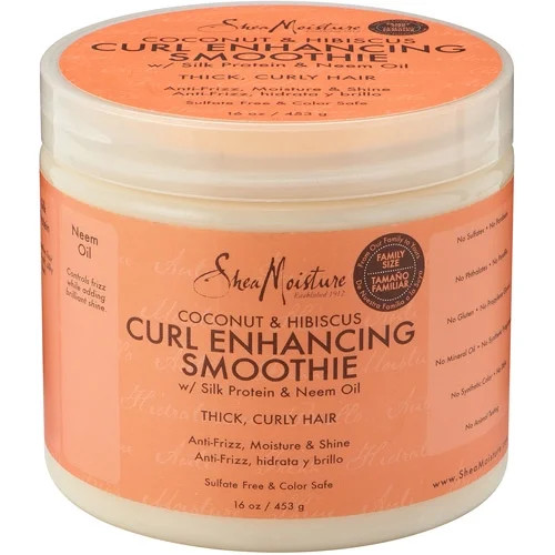 SheaMoisture Coconut & Hibiscus Curl Enhancing Smoothie, 16 oz | Walmart (US)