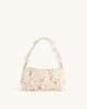 Eva Faux Fur And Sequin Mini Shoulder Bag - Beige | JW PEI US