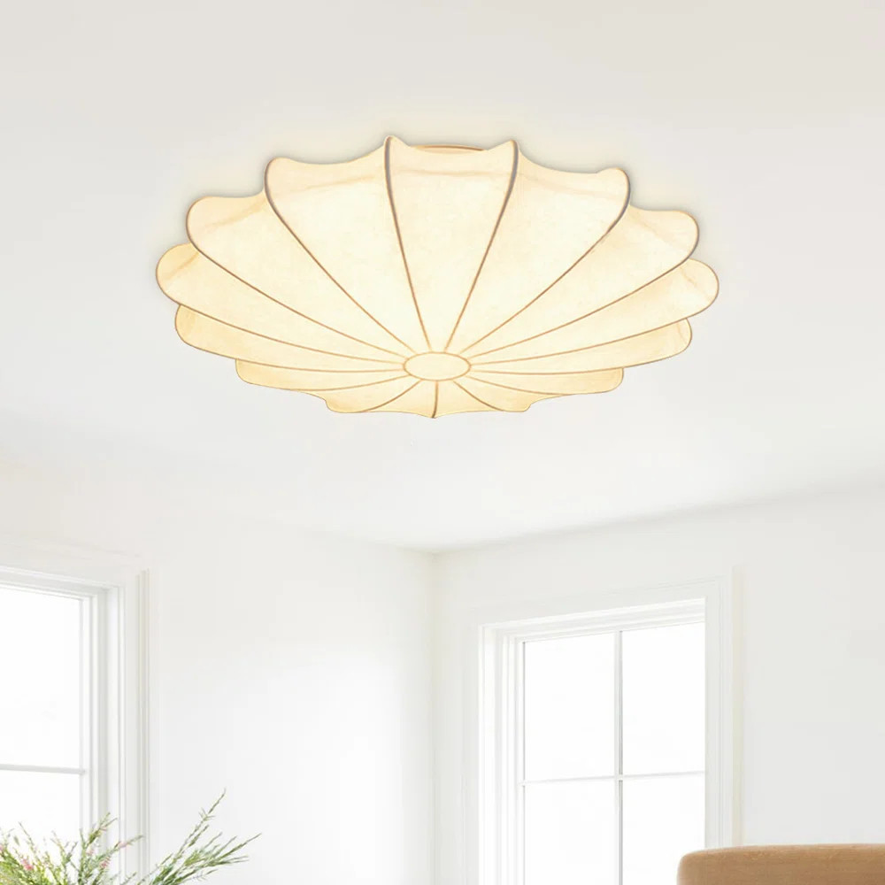 Joss & Main Aneve Silk Semi Flush Mount & Reviews | Wayfair | Wayfair North America