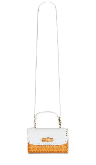 Eliza Bag in Light Honey & White | Revolve Clothing (Global)