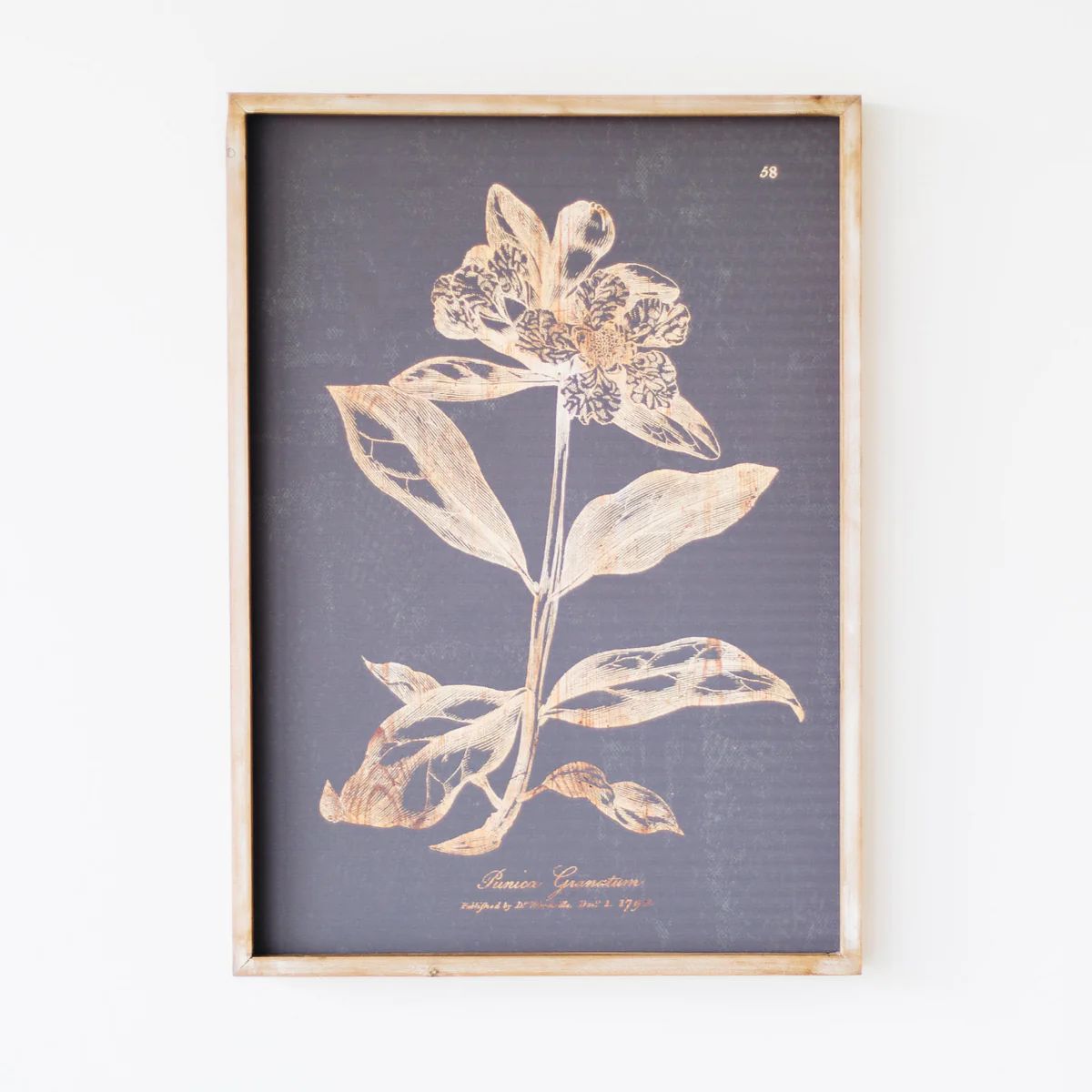 Wood Botanical Print | Stoffer Home