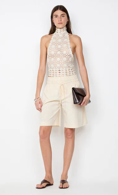 ASTRID BERMUDA SHORT - ECRU | Bec & Bridge (Global)