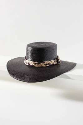 Astoria Straw Boater | Anthropologie (US)