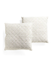 HANDCRAFTED IN INDIA
Set Of 2 26x26 Floral Euro Shams With Pillow Inserts
$49.99
Compare At $71 
help
 | Marshalls