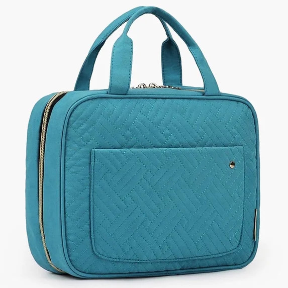 BAGSMART Full Size Toiletry Bag, Makeup Cosmetic Bag with Hanging Hook, Water-resistant Travel Or... | Walmart (US)