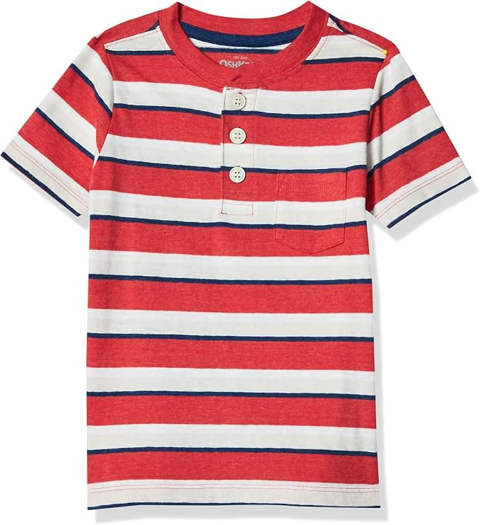 OshKosh B'Gosh Boys' Pocket Henley Tee | Amazon (US)