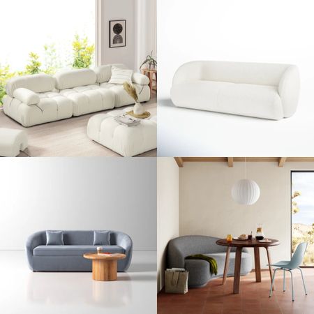 Curved sofas 15% off with code. 

#LTKSeasonal #LTKhome #LTKsalealert