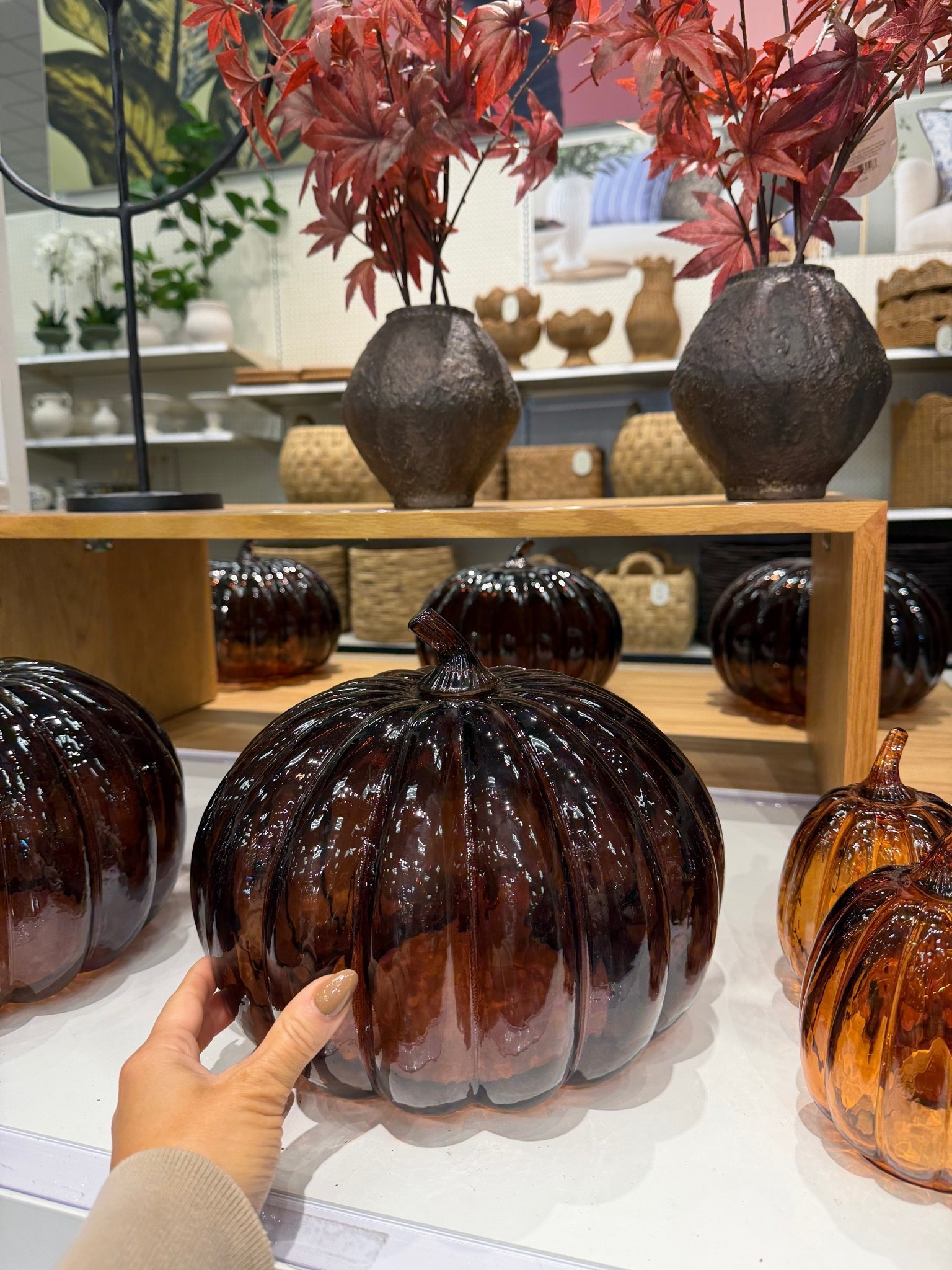 Dark brown glass pumpkin 🤎🎃

#LTKdayinmylife #LTKSeasonal #LTKHome