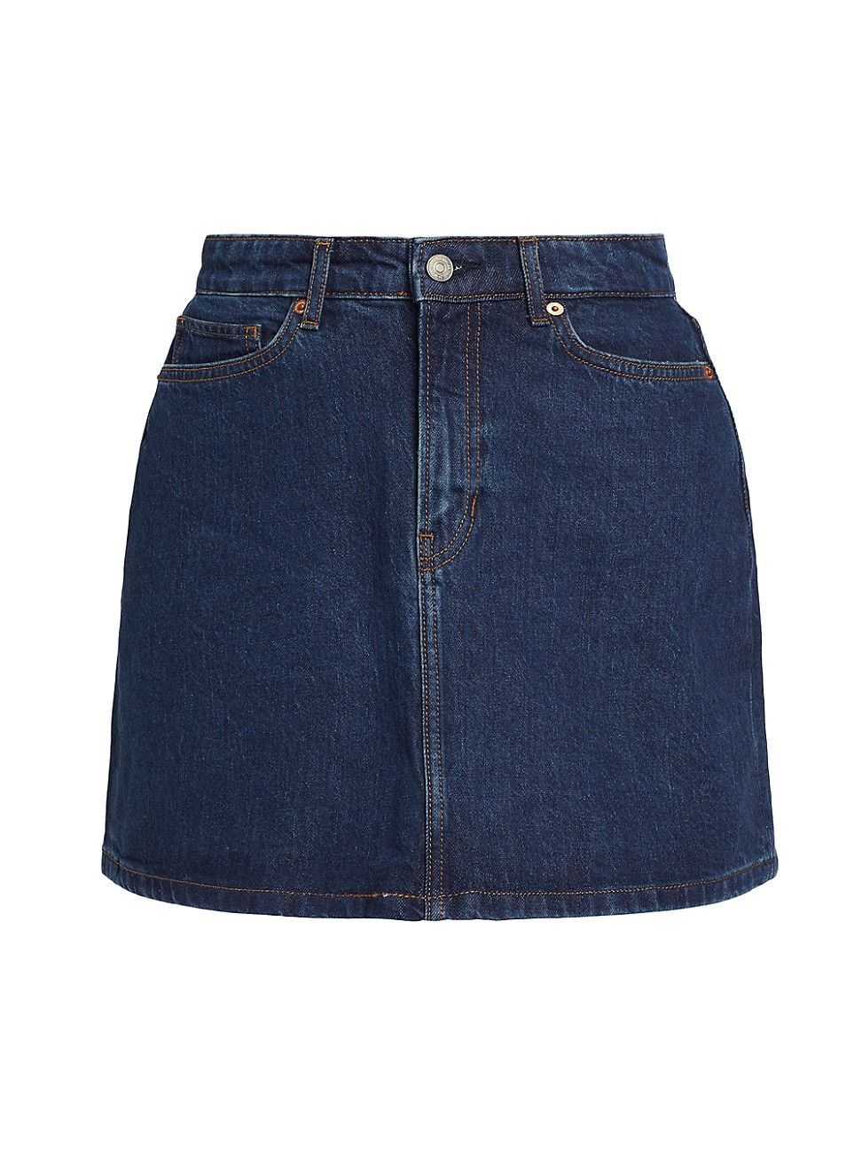 Women's Lydia Denim High-Rise Miniskirt - Huron - Size 31 | Saks Fifth Avenue