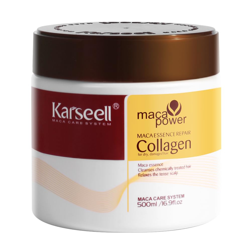 Karseell Collagen Hair Treatment Deep Repair Conditioning Argan Oil Collagen Hair Mask Essence fo... | Amazon (US)