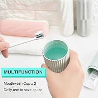 UCEC Toothbrush Travel Case, Travel Toothbrush Holder Case, Portable Travel Toothbrush Case for T... | Amazon (US)