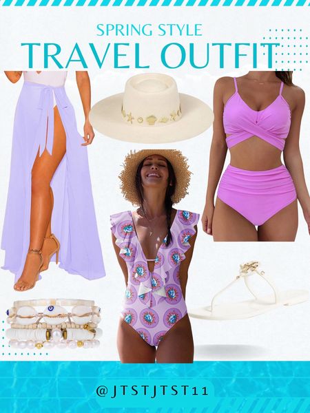 Amazon spring summer beach vacation ideas 

Swimsuit cover up maxi skirt, boater hat, shell bracelet 






#LTKtravel #LTKshoecrush #LTKswim