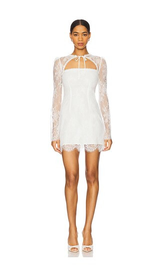 x REVOLVE Claire Mini Dress in White | Revolve Clothing (Global)