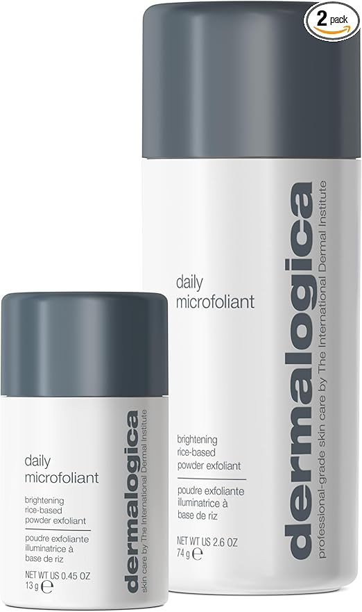 Dermalogica Daily Microfoliant - Gentle Face Exfoliator Scrub Powder with Salicylic Acid, Rice En... | Amazon (UK)