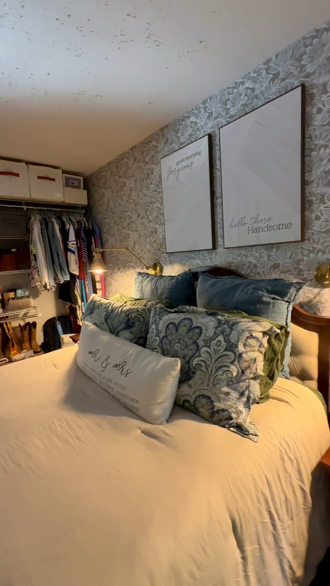 Master Bedroom Refresh, moving the closet out of the closet, so the closet can be part of the bathroom!

#LTKdayinmylife #LTKvlog #LTKHome
