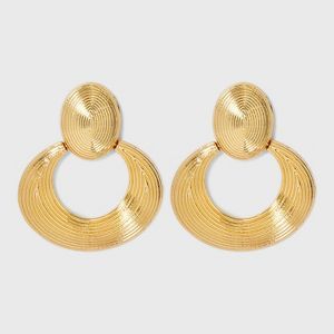 SUGARFIX by BaubleBar Oval Statement Earrings - Gold | Target
