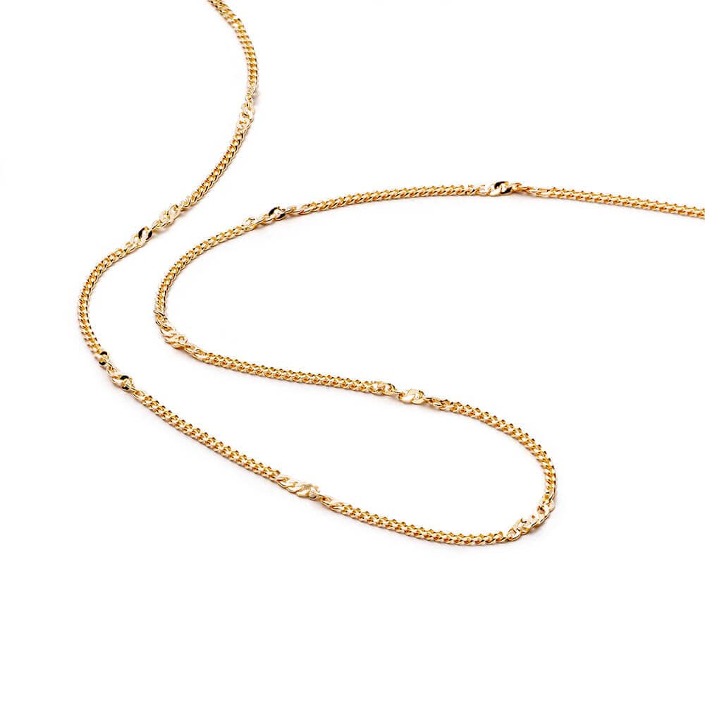 Estée Lalonde Forever Chain Necklace 18ct Gold Plate | Daisy London Jewellery