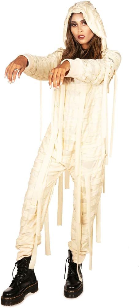 Tipsy Elves’ Women’s Mummy Costume - Funny Movie Monster Halloween Jumpsuit | Amazon (US)