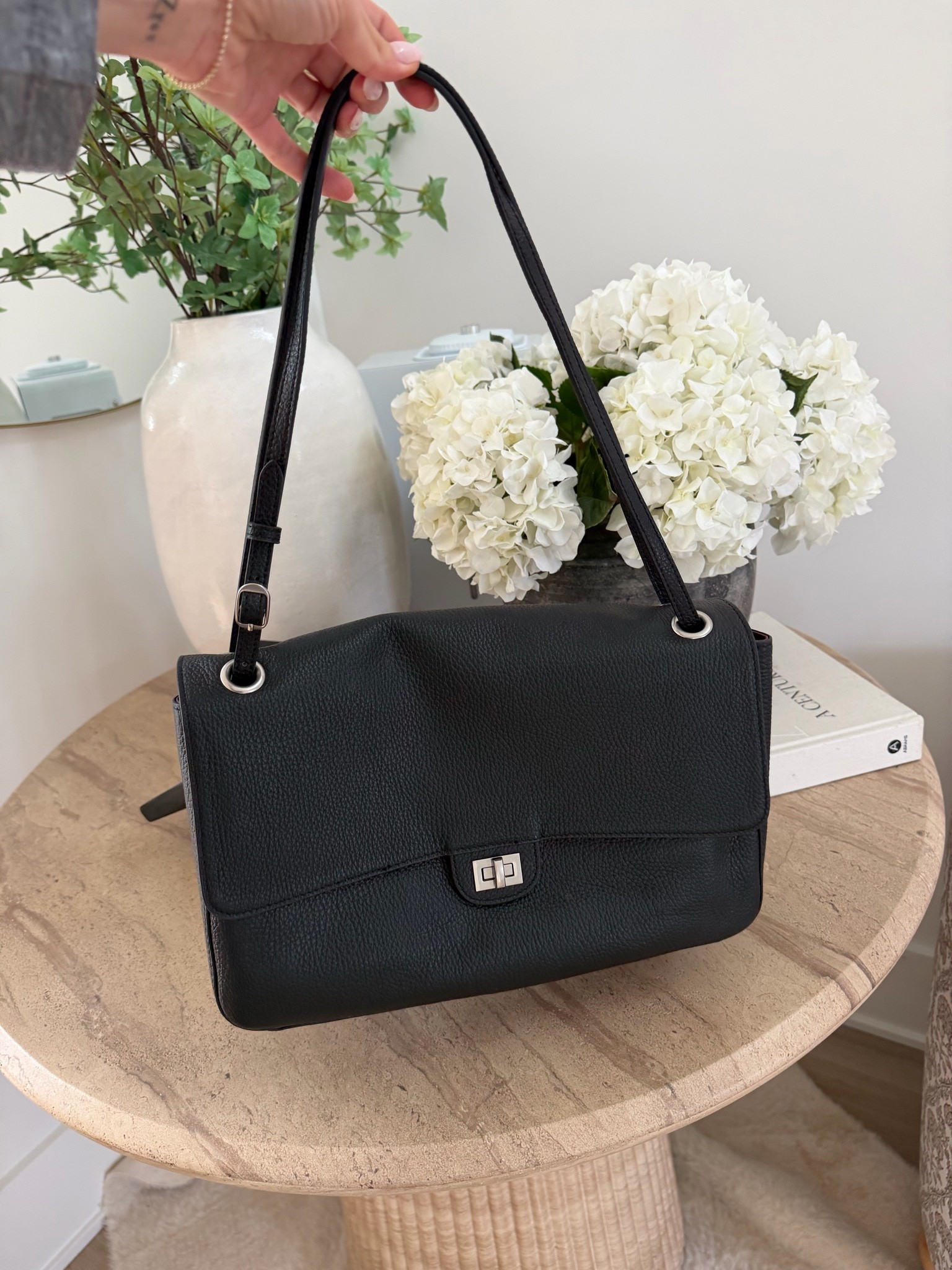 Real leather, looks like chanel , arrived in under 10 days
