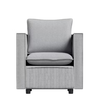 Maliang Gray Single Sofa Chair With Soft Cushion, Suit For Bedroom/Corner/Reading Room | Target