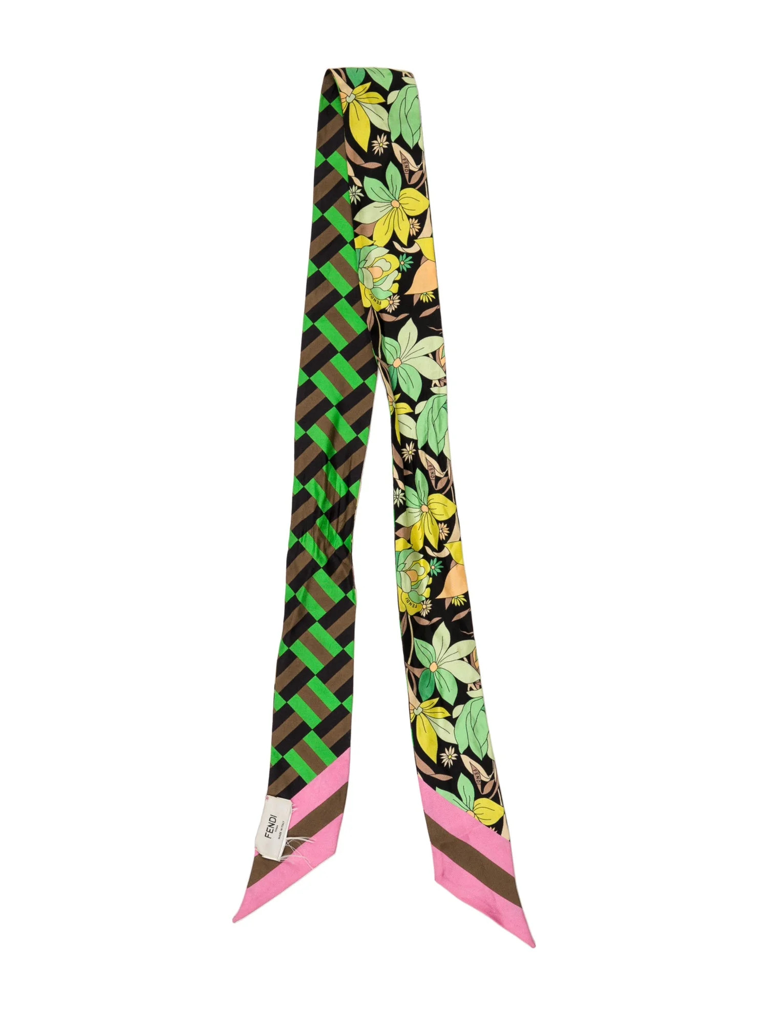 Printed Wrappy Scarf Silk Scarf | The RealReal