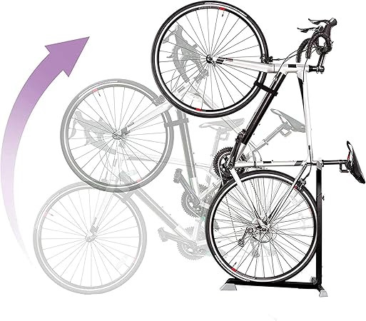 Bike Nook Bicycle Stand, Portable and Stationary Space-Saving Rack with Adjustable Height, for In... | Amazon (US)