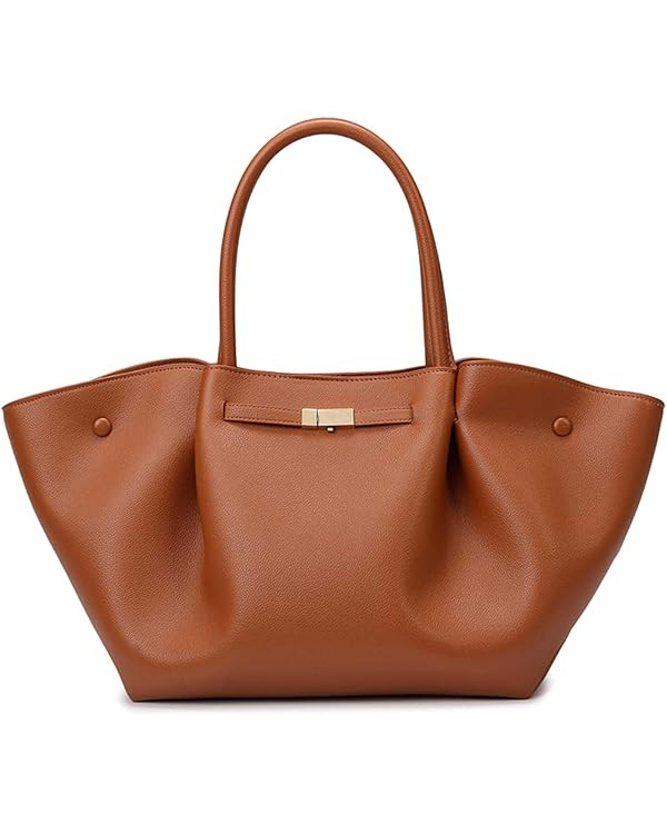 Vegetarian Artificial Leather Large Capacity Top Handle Wallet Women's Fashion Handbag | Amazon (US)