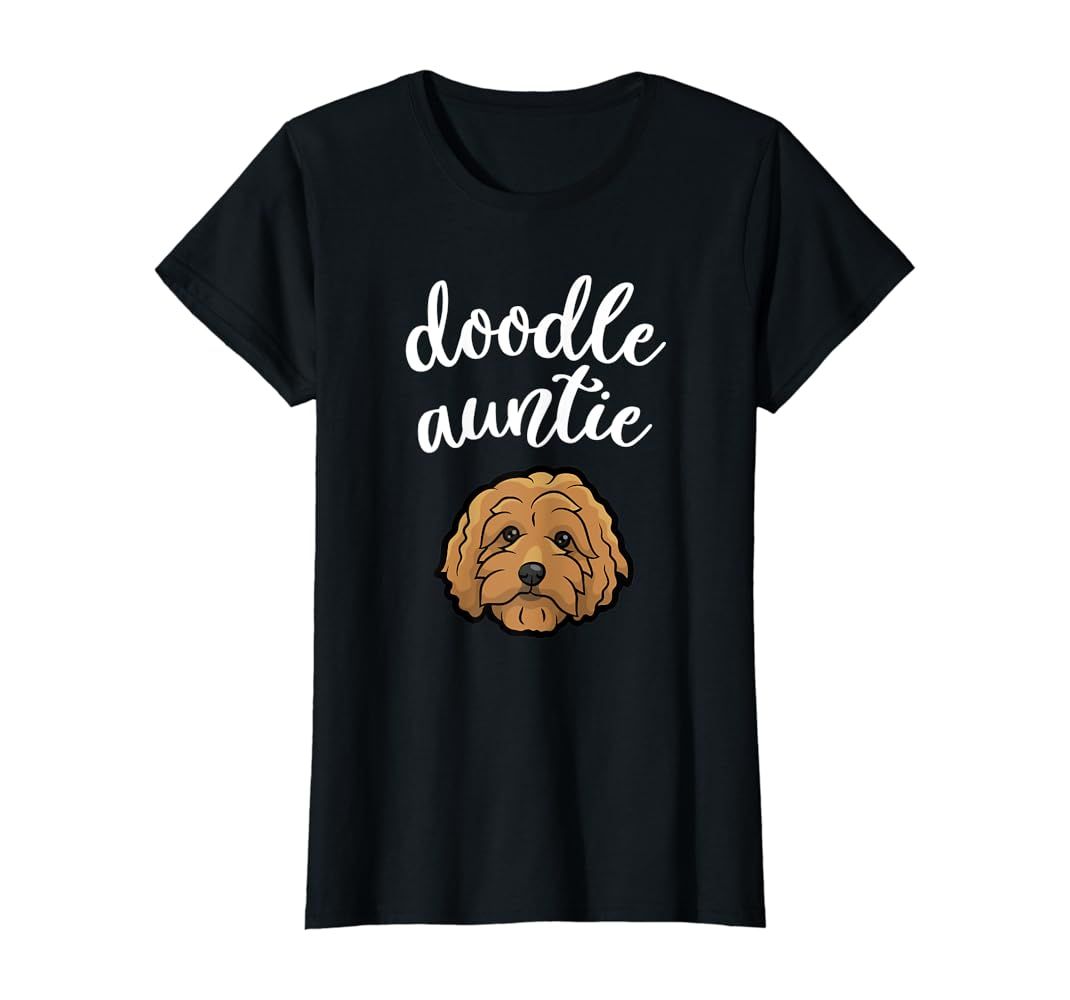 Goldendoodle Aunt - Doodle Auntie Cute Dog Gift T-Shirt | Amazon (US)