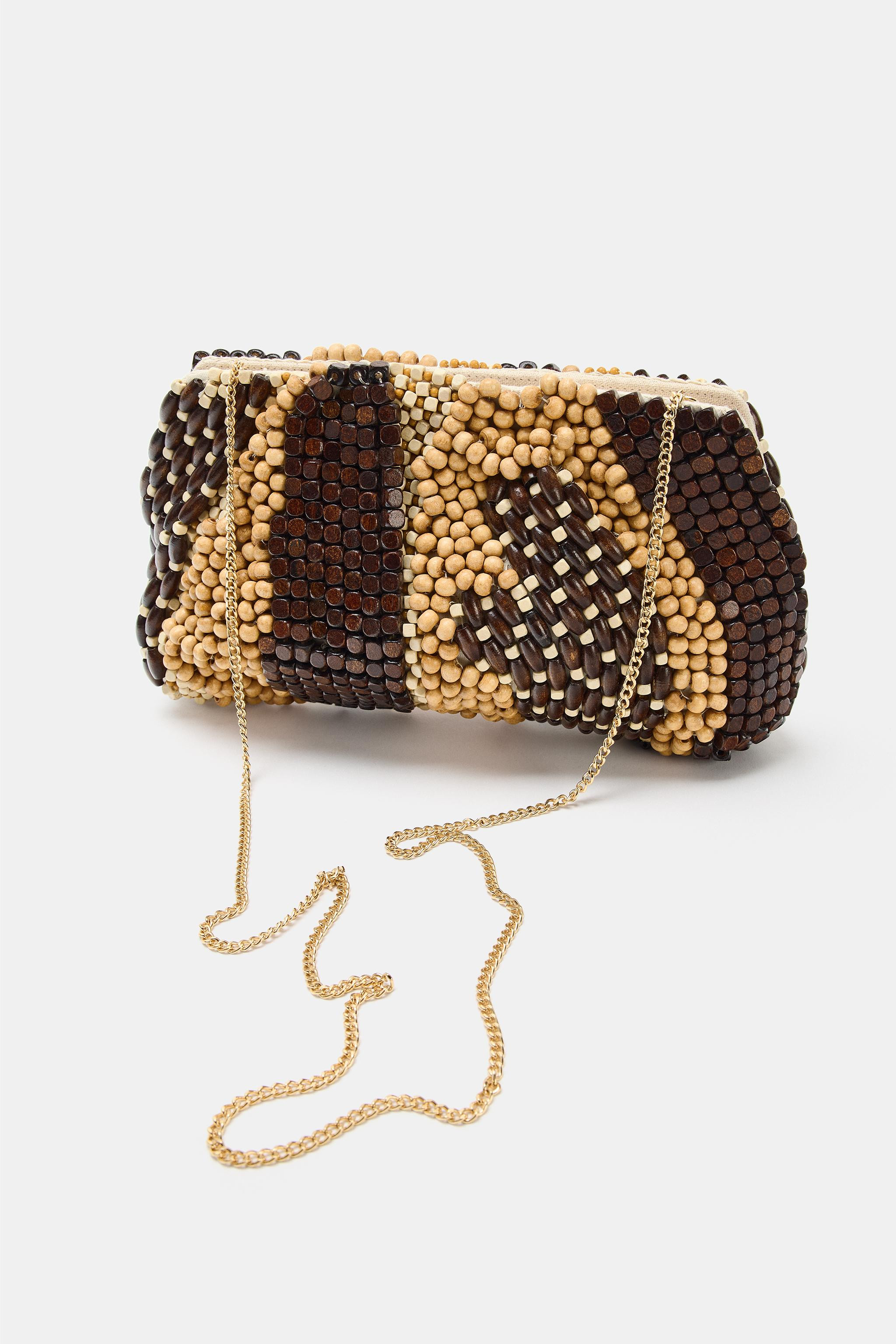 BEADED POUCH BAG | Zara US