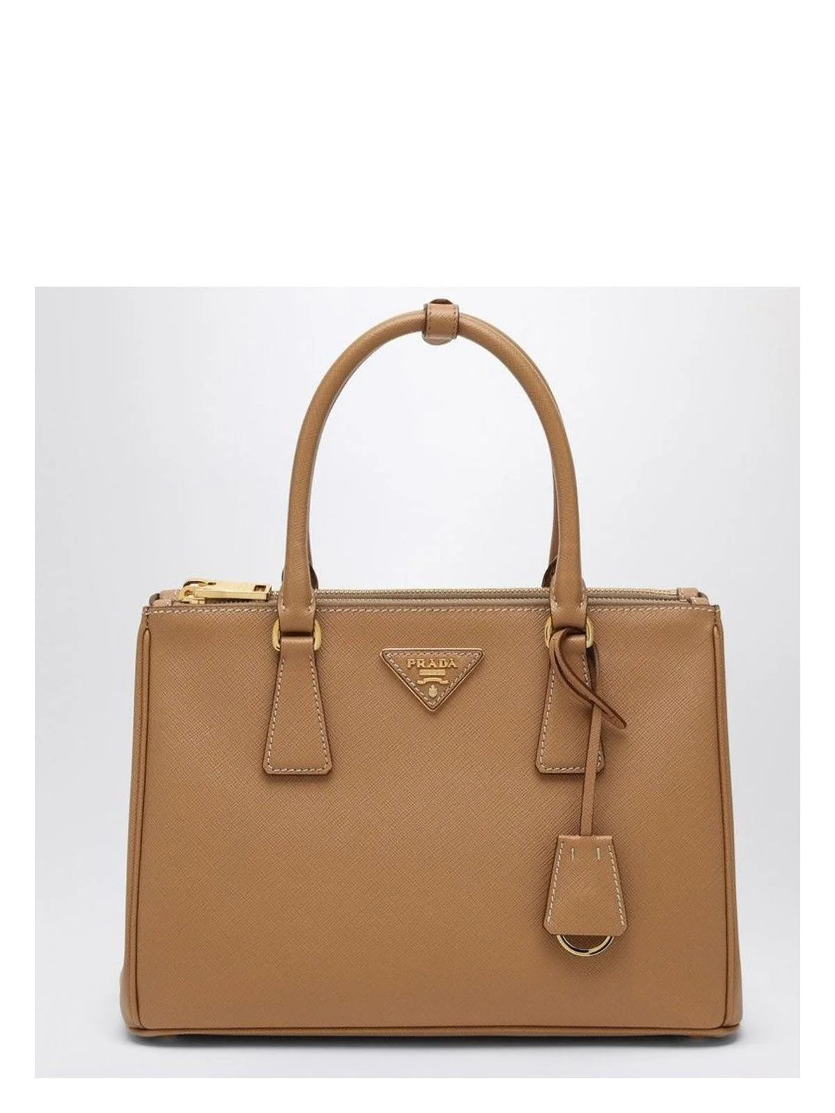 Prada Women's Medium Galleria Bag In Saffiano in Beige | 1BA863EOONZV | LOZURI