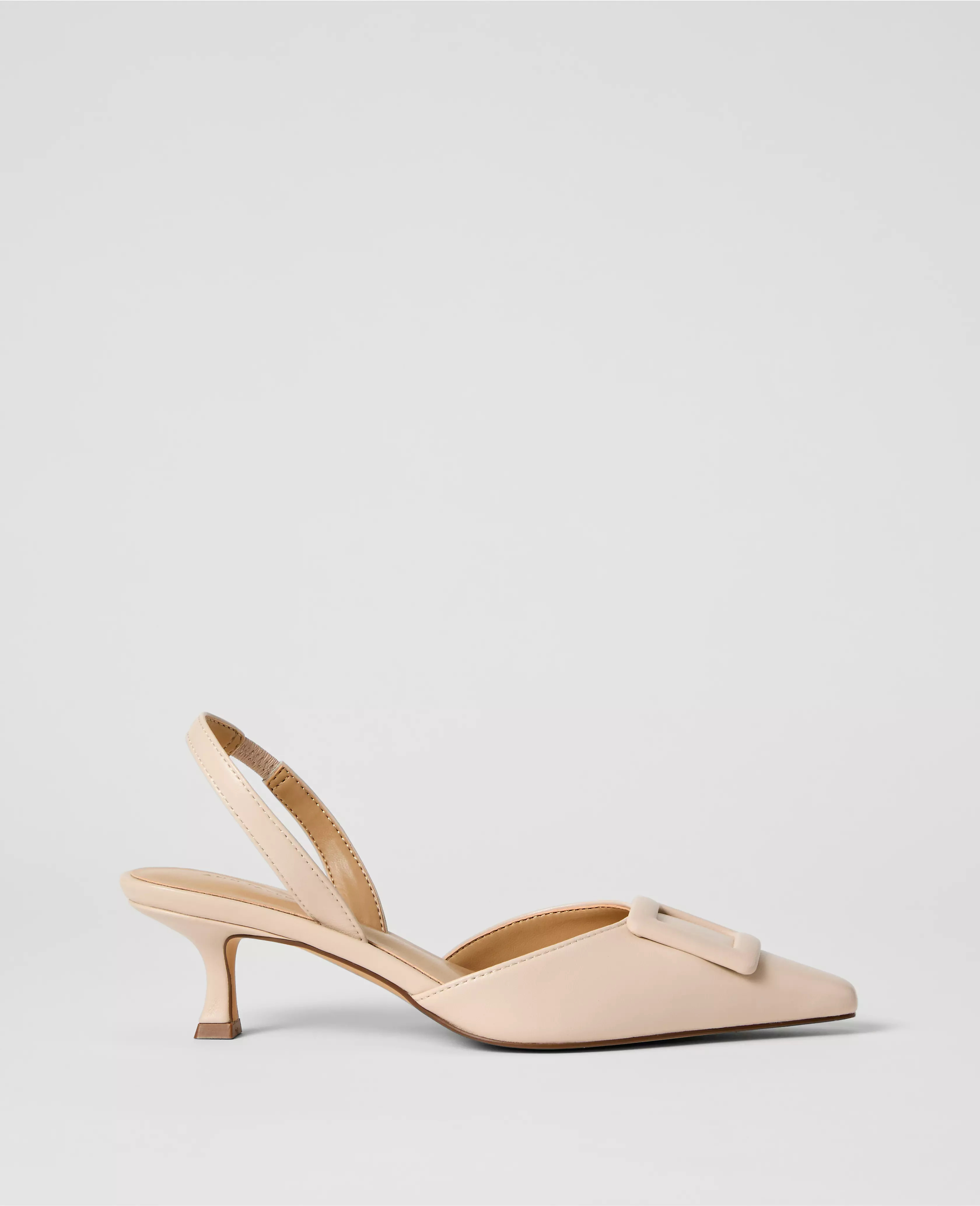 Leather Slingback Pump | Ann Taylor