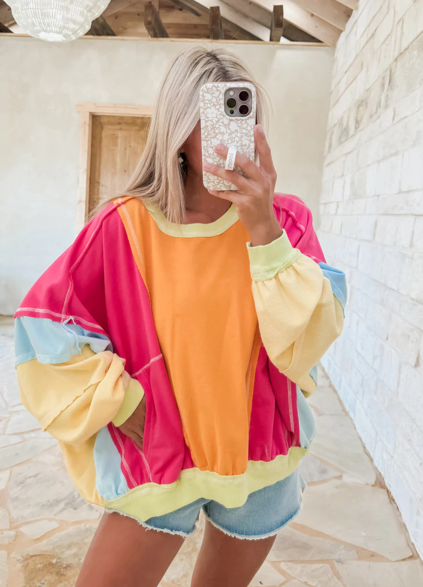 Blair Colorblock Sweatshirt | CK Squared Boutique